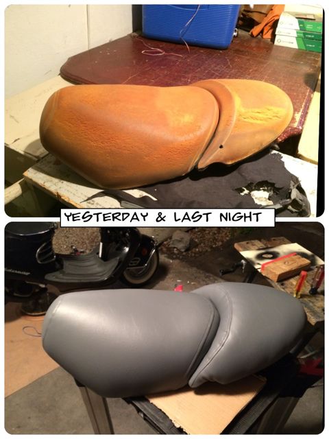 re-did the seat came out OK