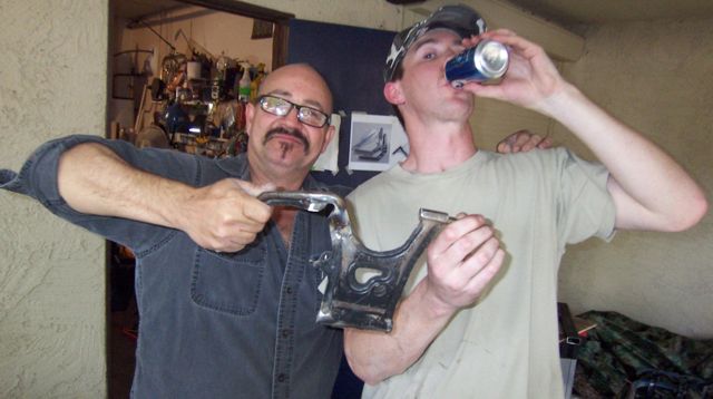 Watching Rich weld was making me really thirsty.